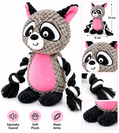 Squeaky Plush Dog Toy